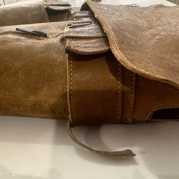 Olive Sz. 9.5 / 40 IT&EU Leather Boots - Picture 3 of 4